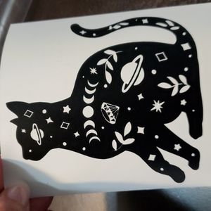 Cat decal sticker